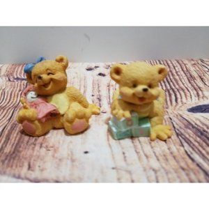 Set of 2 Baby Bear Figurines J.C. 94